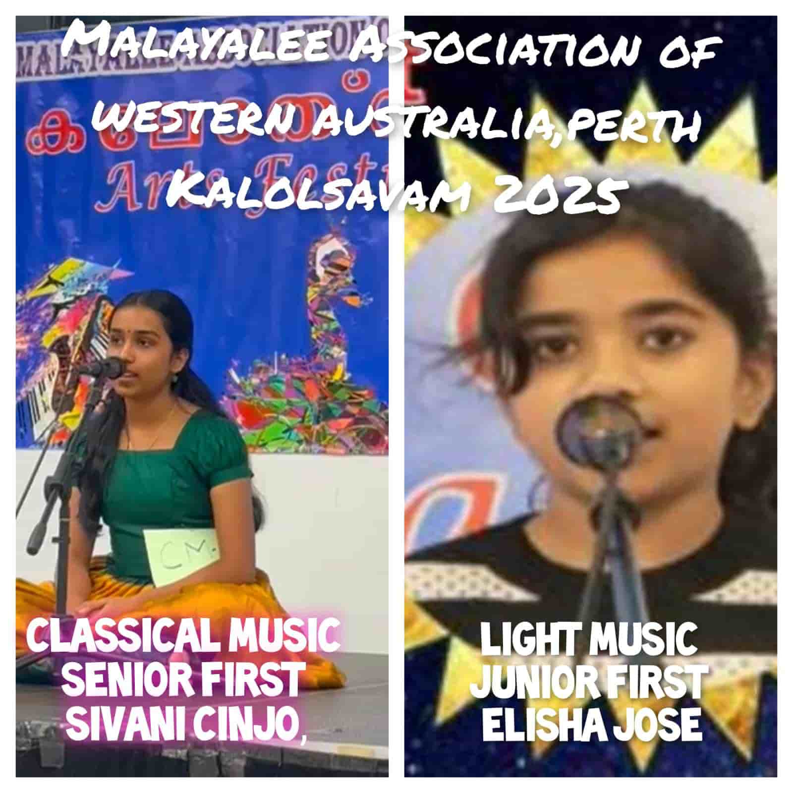 Shivani Sijo, Elisha Jose · Perth Australia, Kalolsavam 2025